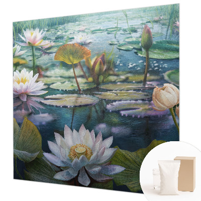 Fototapete fürs Kinderzimmer Teichblumen