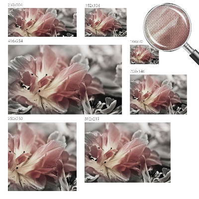 Selbstklebende Fototapete fürs Kinderzimmer Pastellblume