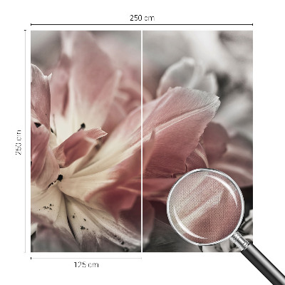 Selbstklebende Fototapete fürs Kinderzimmer Pastellblume