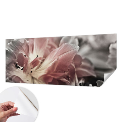 Selbstklebende Fototapete fürs Kinderzimmer Pastellblume