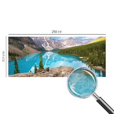 3D-Fototapete fürs Wohnzimmer Blauer See