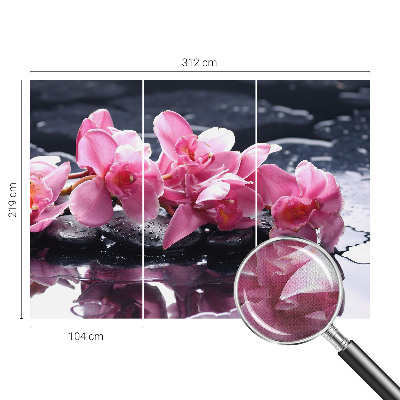 3D-Fototapete fürs Schlafzimmer Florale Eleganz