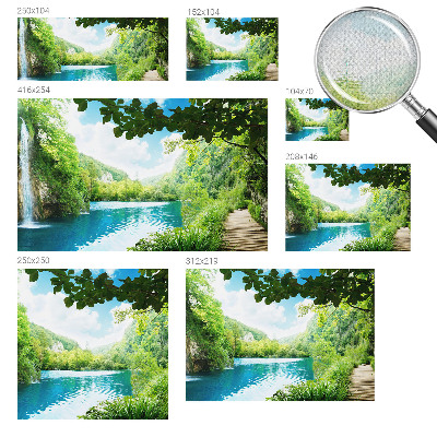 Vintage tapete Natürliche Oase