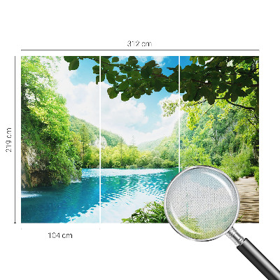 Vintage tapete Natürliche Oase