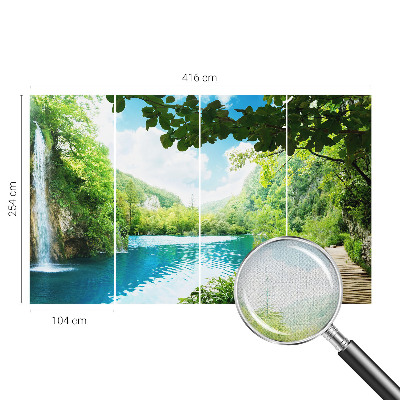 Vintage tapete Natürliche Oase