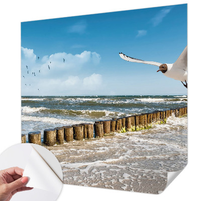 3D-Fototapete fürs Wohnzimmer Küstenlandschaft