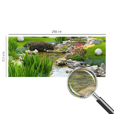 3D-Fototapete fürs Schlafzimmer Idyllischer Garten