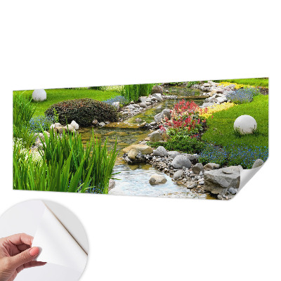 3D-Fototapete fürs Schlafzimmer Idyllischer Garten