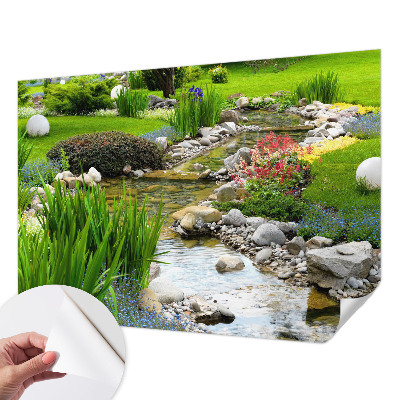 3D-Fototapete fürs Schlafzimmer Idyllischer Garten