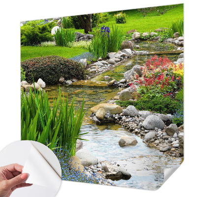 3D-Fototapete fürs Schlafzimmer Idyllischer Garten