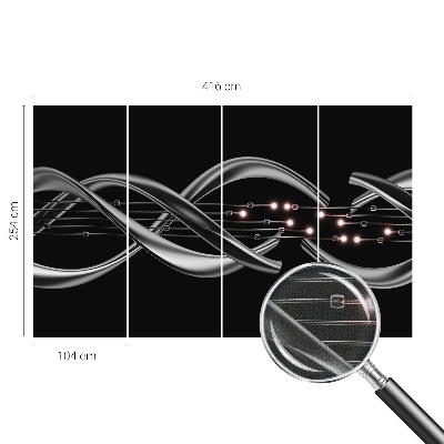 Hochwertige Bildtapete Geflochtenes Muster