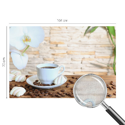 3D-Fototapete fürs Wohnzimmer Florale Entspannung