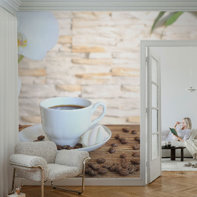 3D-Fototapete fürs Wohnzimmer Florale Entspannung