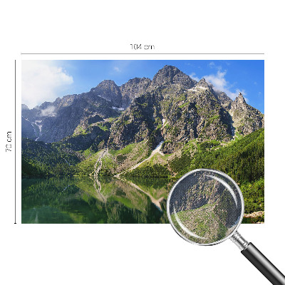 Motivtapete fürs Wohnzimmer Malerische Berge