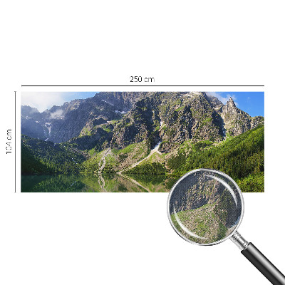 Motivtapete fürs Wohnzimmer Malerische Berge