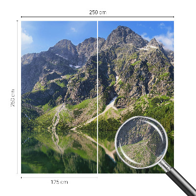 Motivtapete fürs Wohnzimmer Malerische Berge