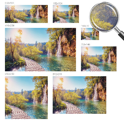 3D-Fototapete fürs Schlafzimmer Naturlandschaft