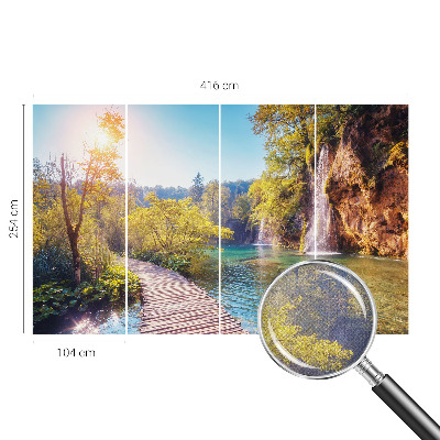 3D-Fototapete fürs Schlafzimmer Naturlandschaft