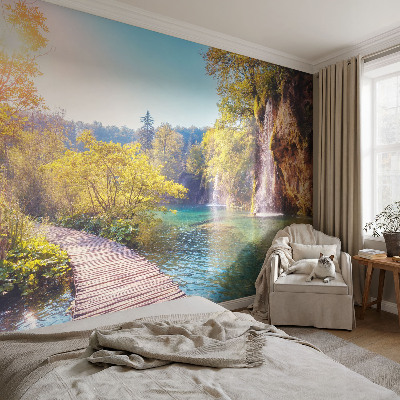 3D-Fototapete fürs Schlafzimmer Naturlandschaft