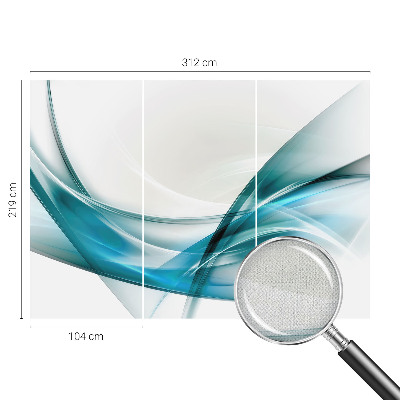 Fototapete nach Maß Blaue Wellen