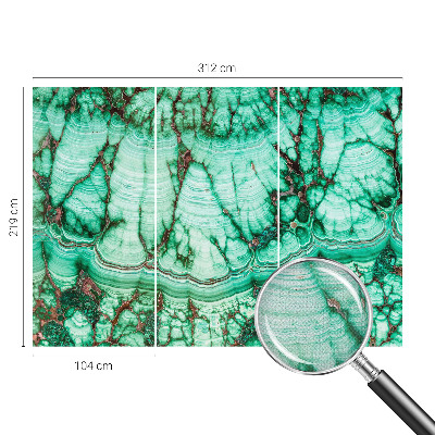 Vintage tapete Grüne Muster