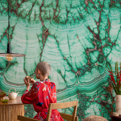 Vintage tapete Grüne Muster