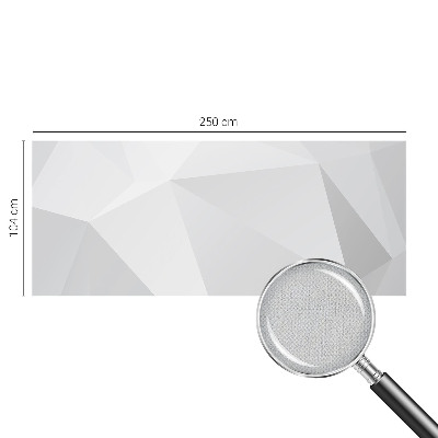 3D-Fototapete Graue Dreiecke