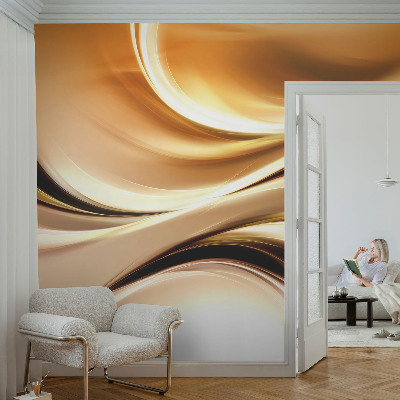 3D-Fototapete fürs Wohnzimmer Flüssigkeitsleitungen
