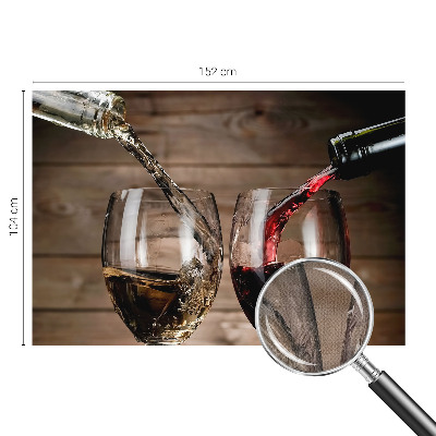 Vintage tapete Gläser Wein