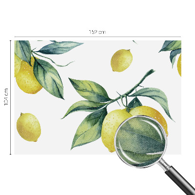 Selbstklebende Fototapete für die Wand Zitronenmotiv