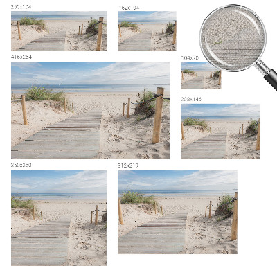 3D-Fototapete fürs Schlafzimmer Holzsteg