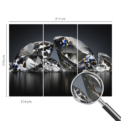 Selbstklebende Fototapete für die Wand Kristallschönheit