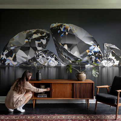 Selbstklebende Fototapete für die Wand Kristallschönheit