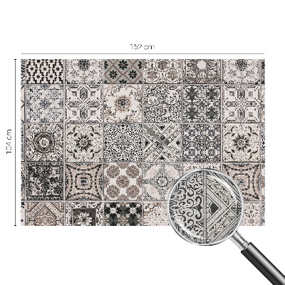 Selbstklebende Fototapete fürs Wohnzimmer Fliesenmuster