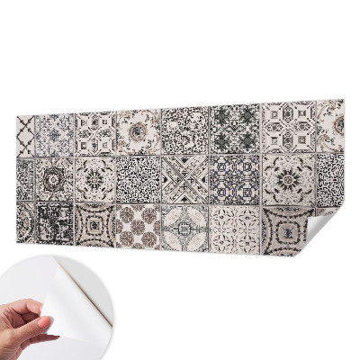 Selbstklebende Fototapete fürs Wohnzimmer Fliesenmuster