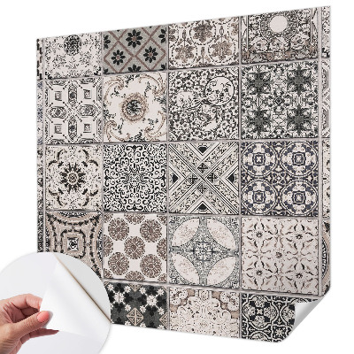 Selbstklebende Fototapete fürs Wohnzimmer Fliesenmuster