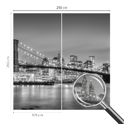 3D-Fototapete Die Metropolis-Brücke