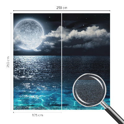 Fototapete in 3D-Optik Nachtmeer