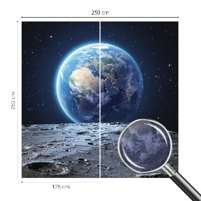 3D-Fototapete fürs Wohnzimmer Kosmisches Panorama