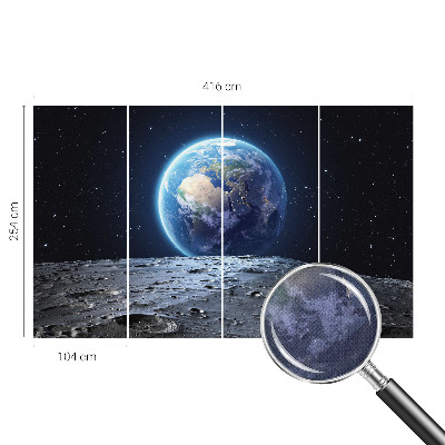 3D-Fototapete fürs Wohnzimmer Kosmisches Panorama