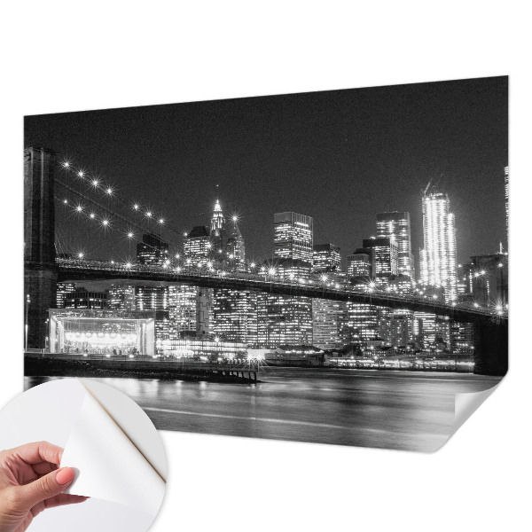 3D-Fototapete fürs Schlafzimmer Nachtpanorama