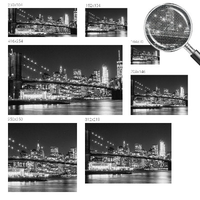 3D-Fototapete fürs Schlafzimmer Nachtpanorama