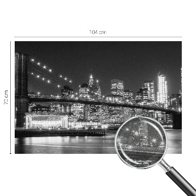 3D-Fototapete fürs Schlafzimmer Nachtpanorama