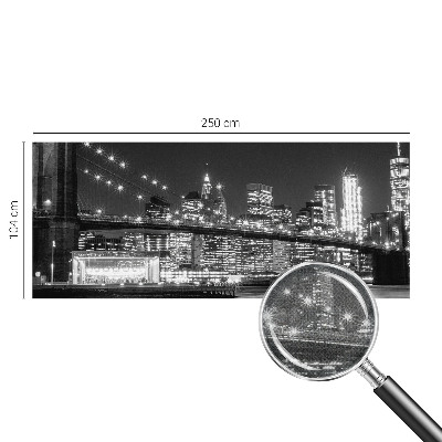 3D-Fototapete fürs Schlafzimmer Nachtpanorama