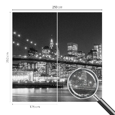 3D-Fototapete fürs Schlafzimmer Nachtpanorama