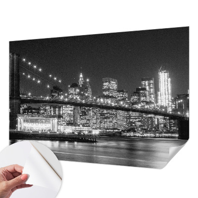 3D-Fototapete fürs Schlafzimmer Nachtpanorama