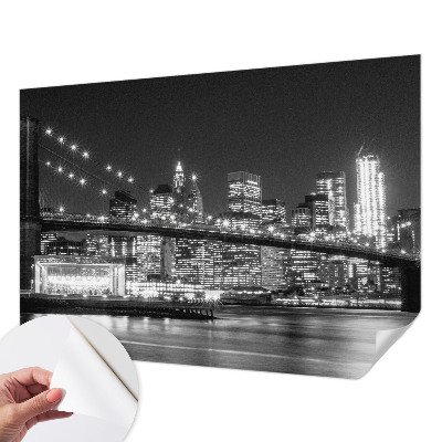 3D-Fototapete fürs Schlafzimmer Nachtpanorama