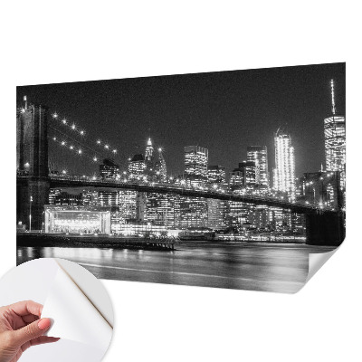 3D-Fototapete fürs Schlafzimmer Nachtpanorama