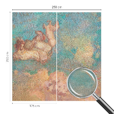 Selbstklebende Fototapete fürs Wohnzimmer Himmlische Pegasi