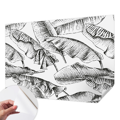 Selbstklebende Fototapete fürs Kinderzimmer Bananenblätter